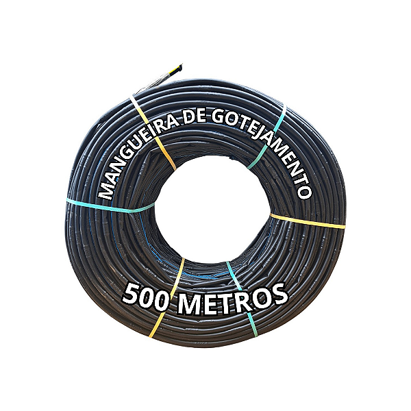 Mangueira 20×500m Gotejamento 16mm Drip Plan – Irrigação Agrícola com Alta Eficiência