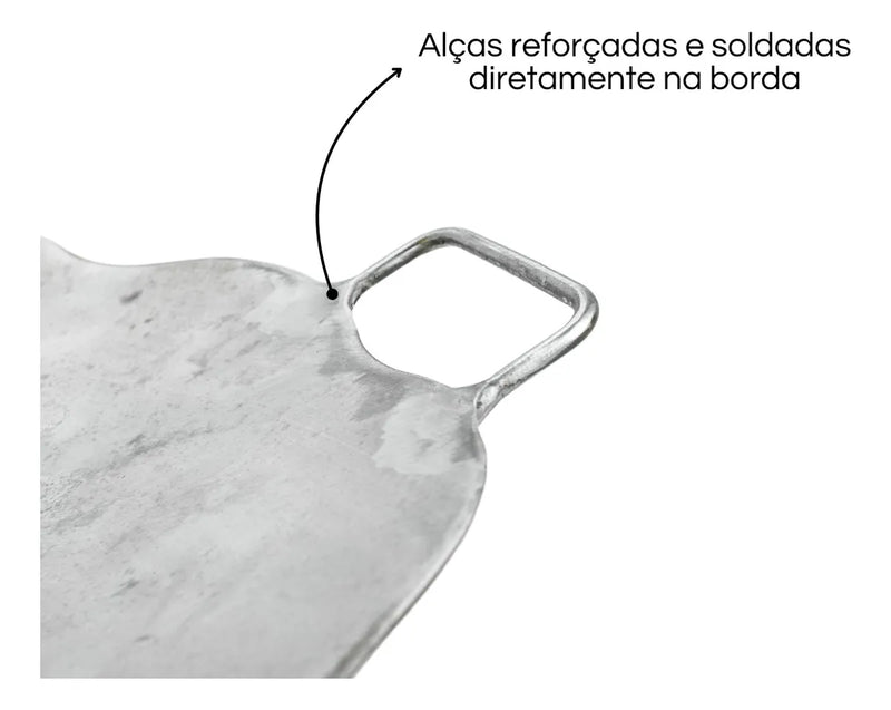 Tacho de Arado 60cm BRUTO Original em Aço de Carbono