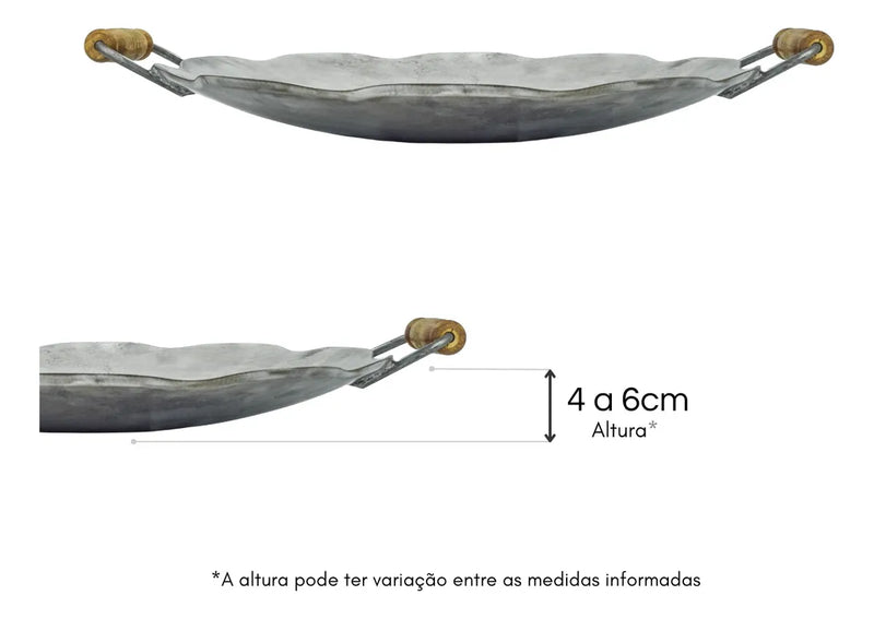 Tacho de Arado 52cm Original em Aço de Carbono