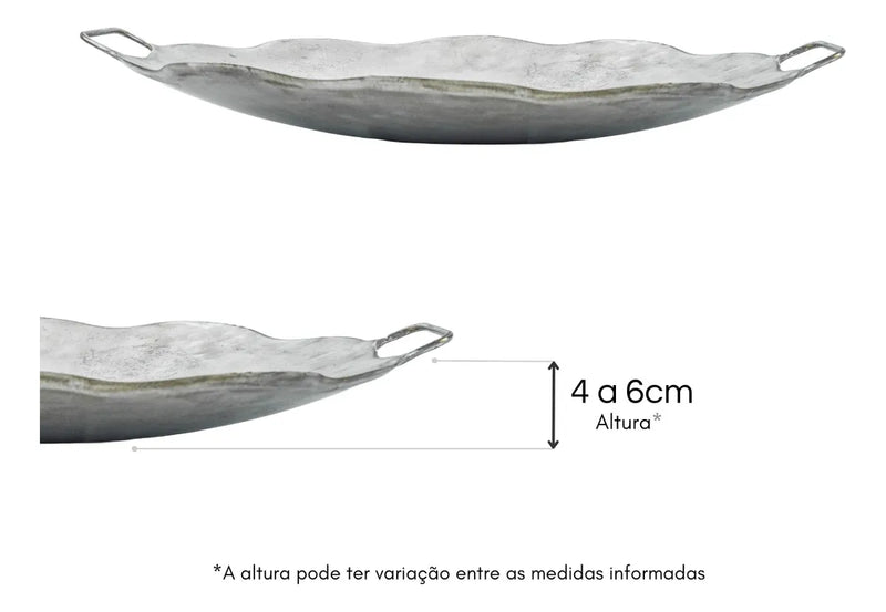 Tacho de Arado 60cm BRUTO Original em Aço de Carbono