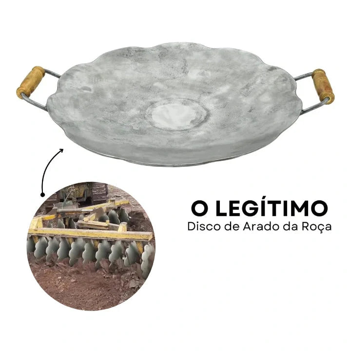 Tacho de Arado 62cm Original em Aço de Carbono