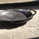 Tacho com Bordas 55cm Original em Aço de Carbono Alças de Ferradura