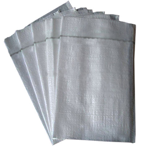 50 Sacos De Ráfia Liso Branco De 90x60 m Para Rações e Grãos - 70x50cm